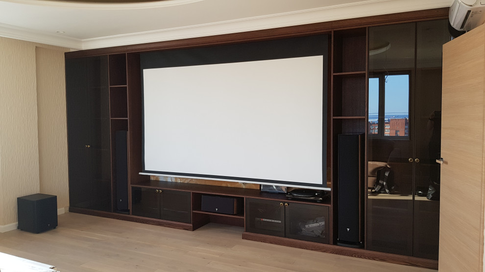 Домашний кинотеатр (Экран + Проектор,ТВ)