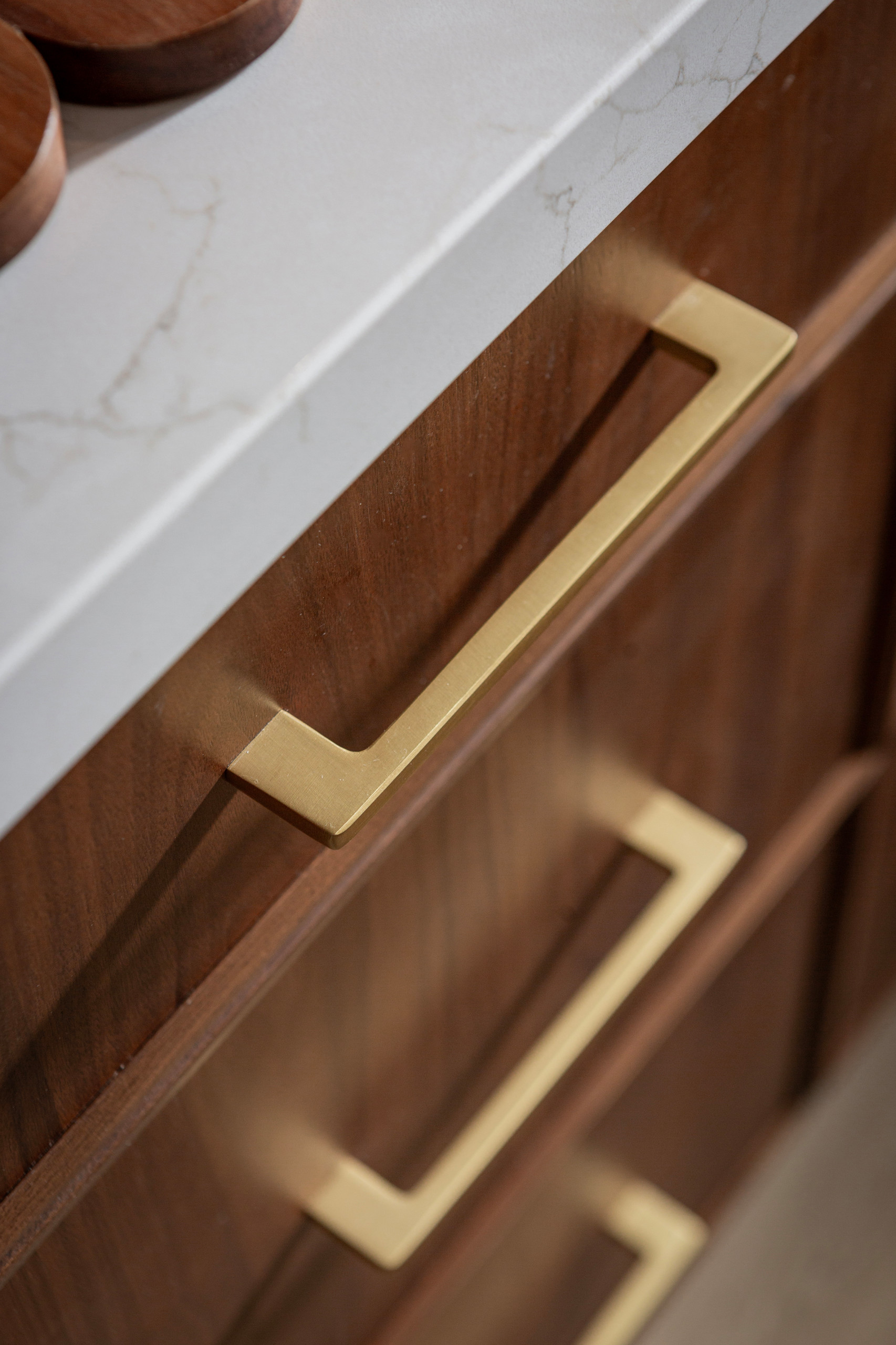 Westlake Village Modern Walnut Kitchen