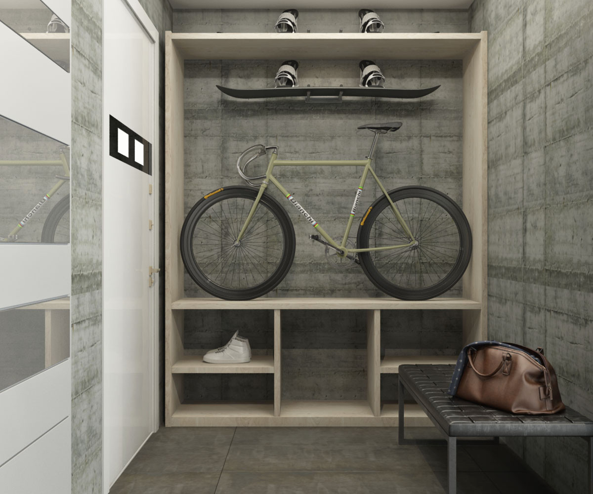 Лофт с элементами индустриального стиля