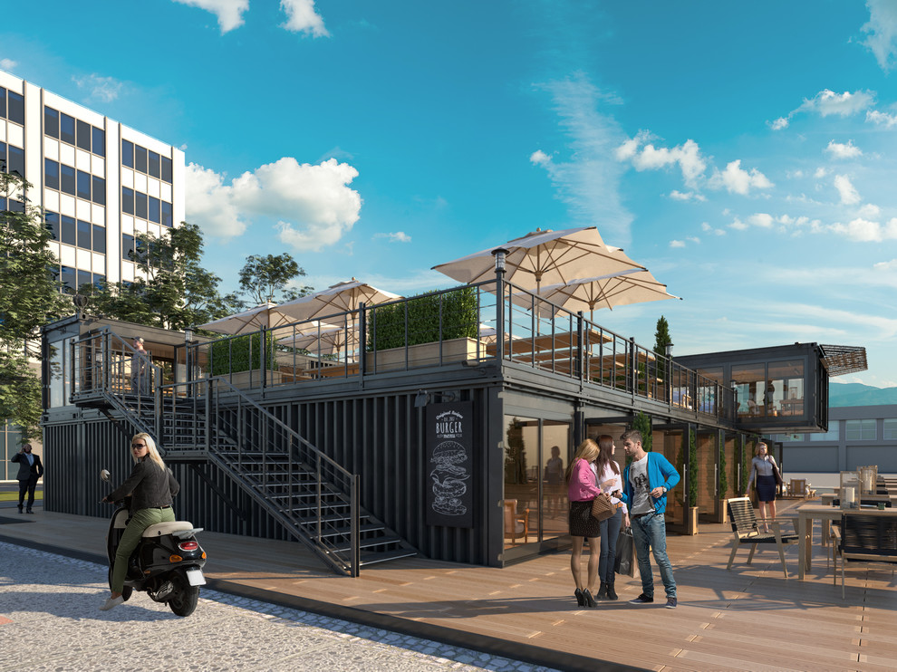 Комплекс из морских контейнеров