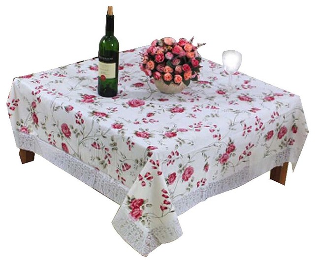 Hiend Elegant Tablecloth/ Decorative Square Durable Table Cloths,59X59
