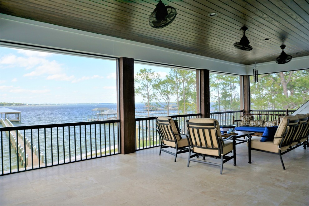 Coral Cove on Ono Island - Tropical - Balcony - Other - by Bob Chatham ...