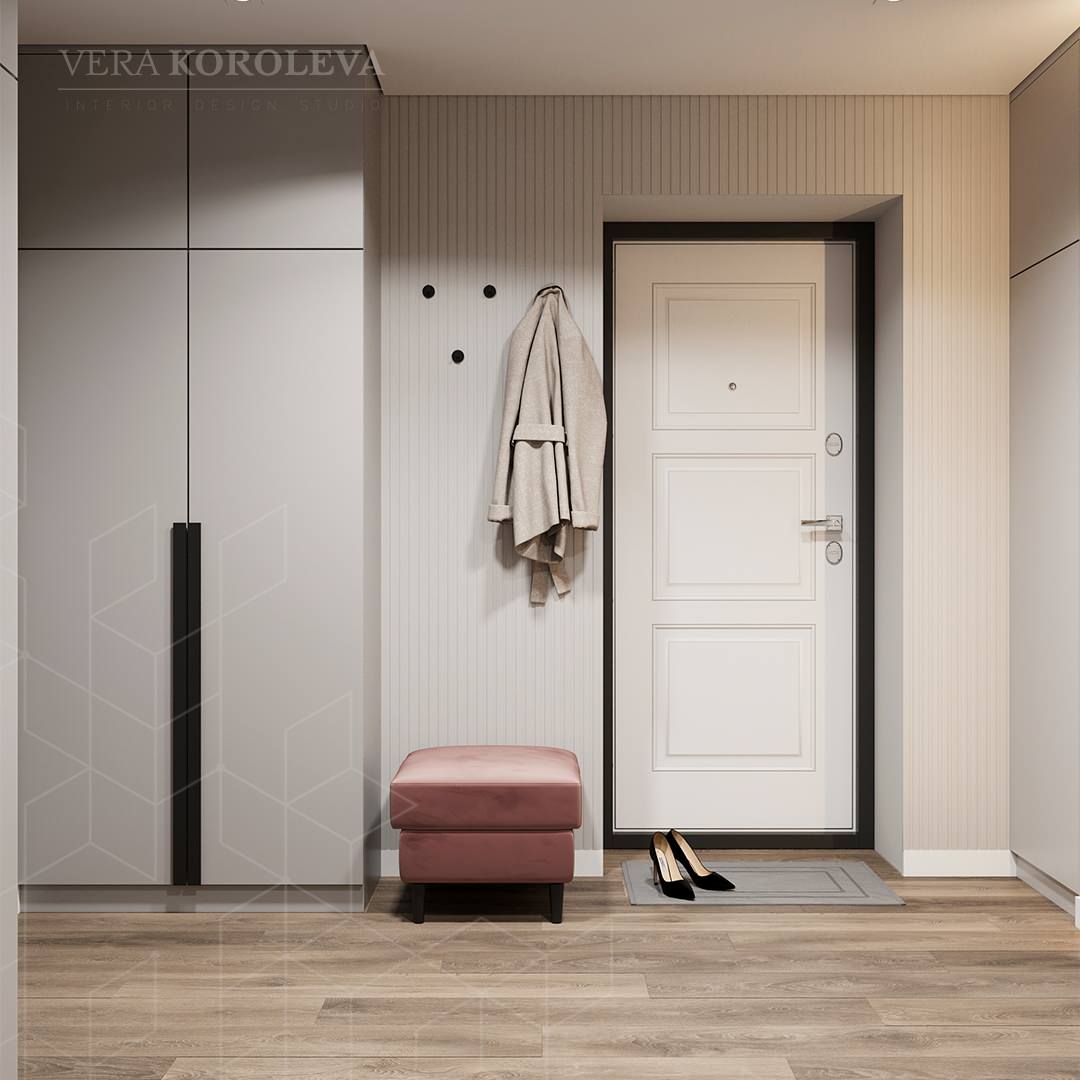 Лавандовая дымка: красивая и функциональная двушка 47 кв.м