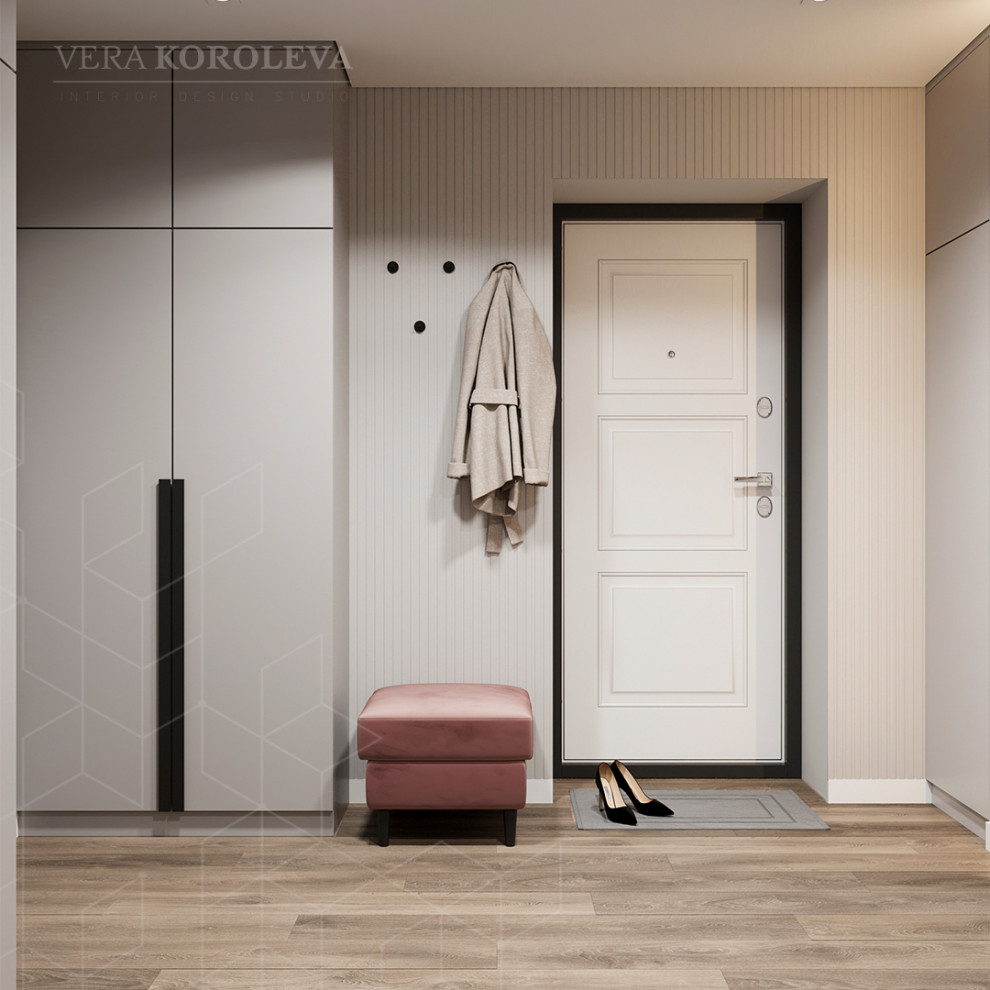 Лавандовая дымка: красивая и функциональная двушка 47 кв.м