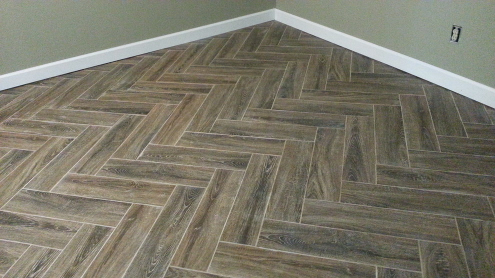 Tile Flooring Traditional Basement St Louis by Crown