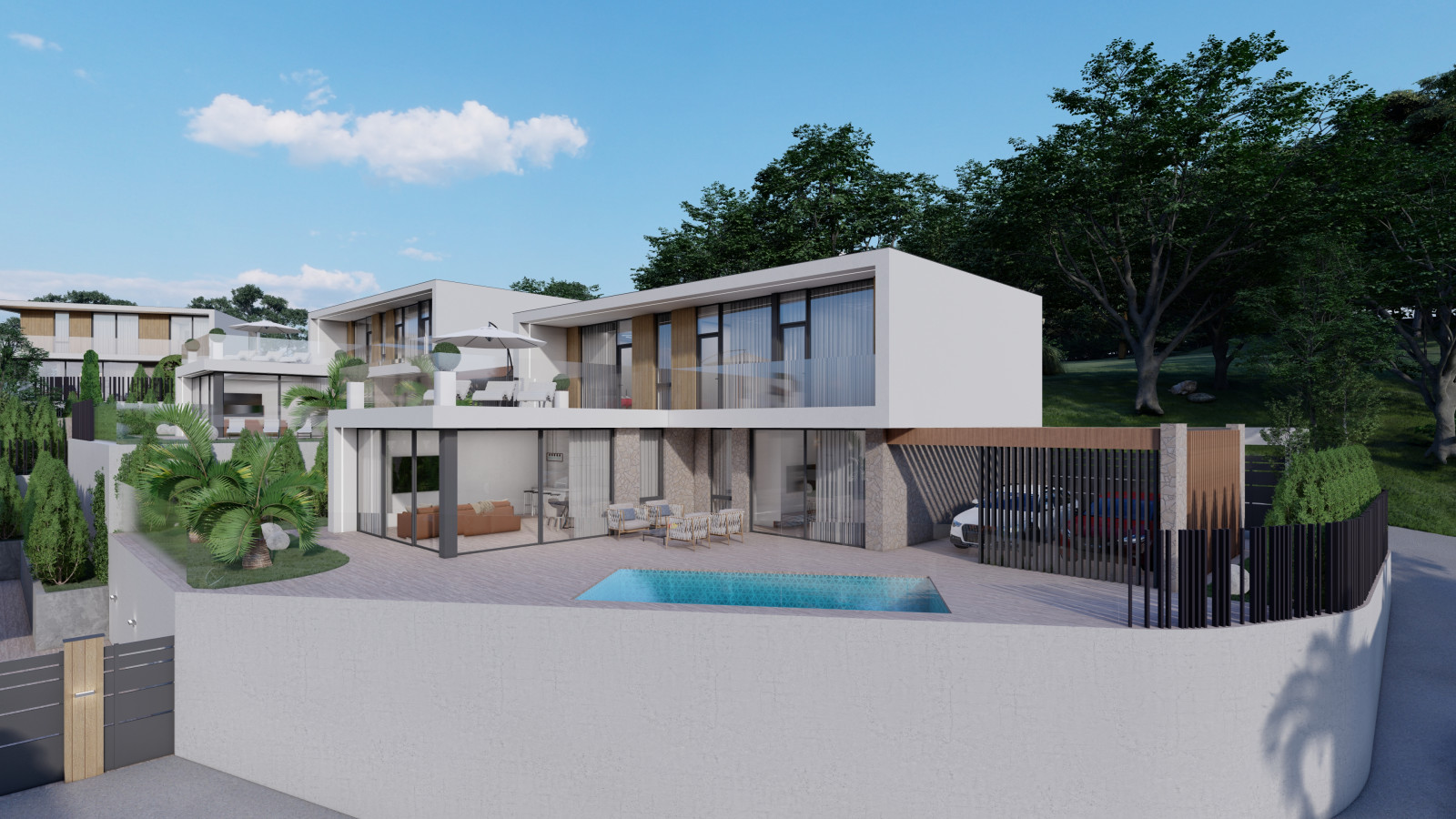 Жилой квартал частных домов, район Ручей Видный