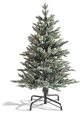 Set of Two 3' Frosted Alpine Pathway Outdoor Christmas Trees - Frontgate Christm