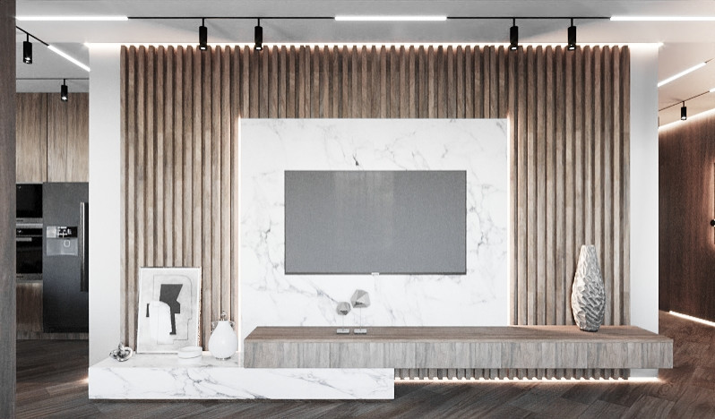 Интерьер в темных тонах