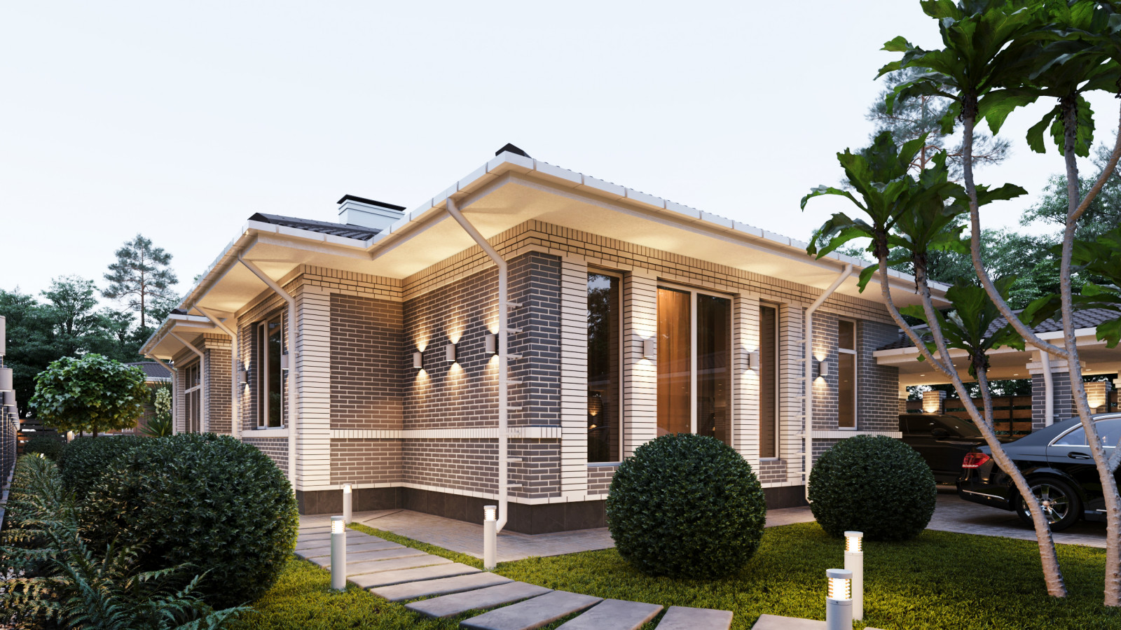 Дом из кирпича