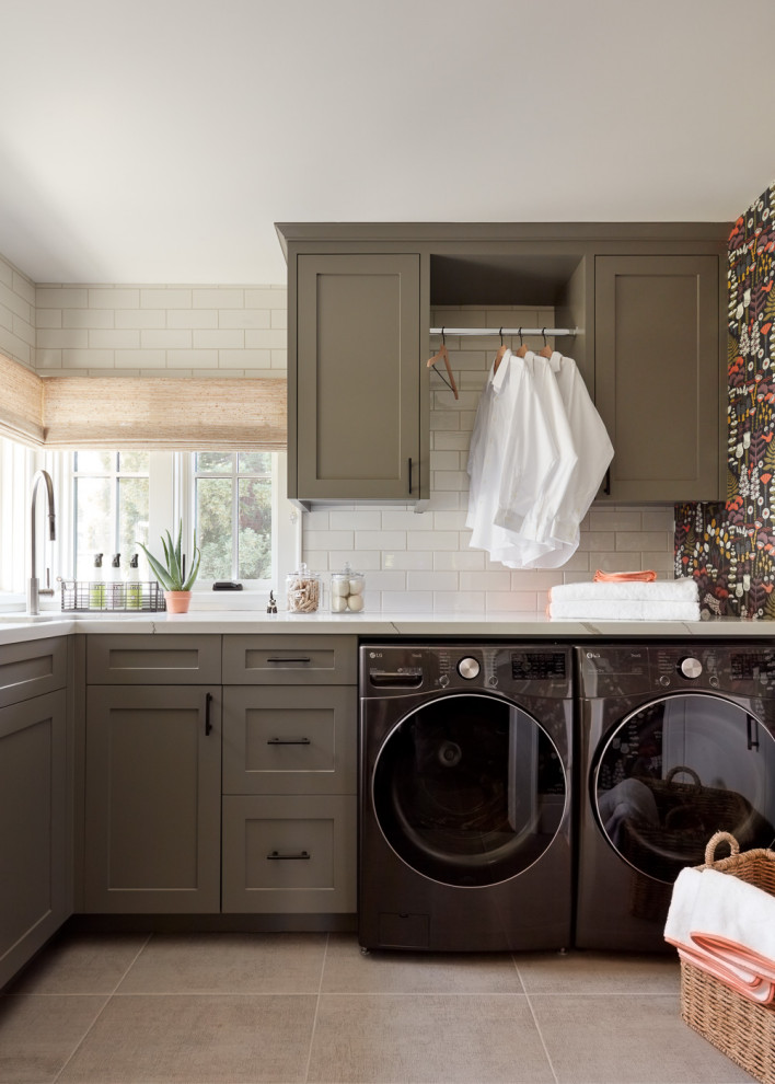 Inspiration for a country laundry room in San Francisco.