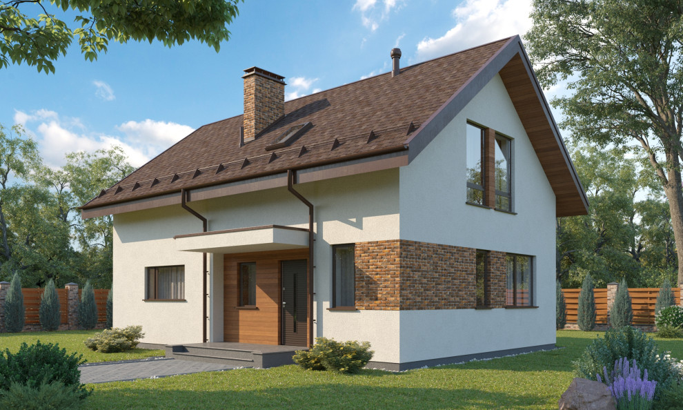 Типовой уютный дом на 125 м2