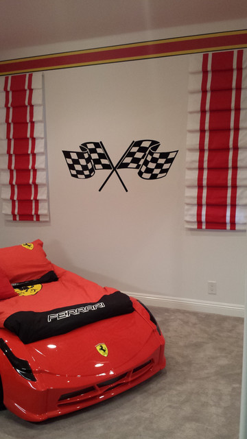 Ferrari Race Car Bedroom Klassisch Modern Kinderzimmer
