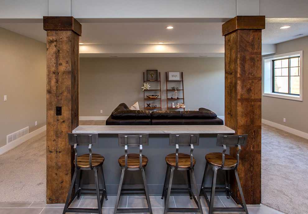 Home design - transitional home design idea