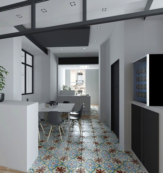 Transformation d’un cabinet d’avocat en grand appartement