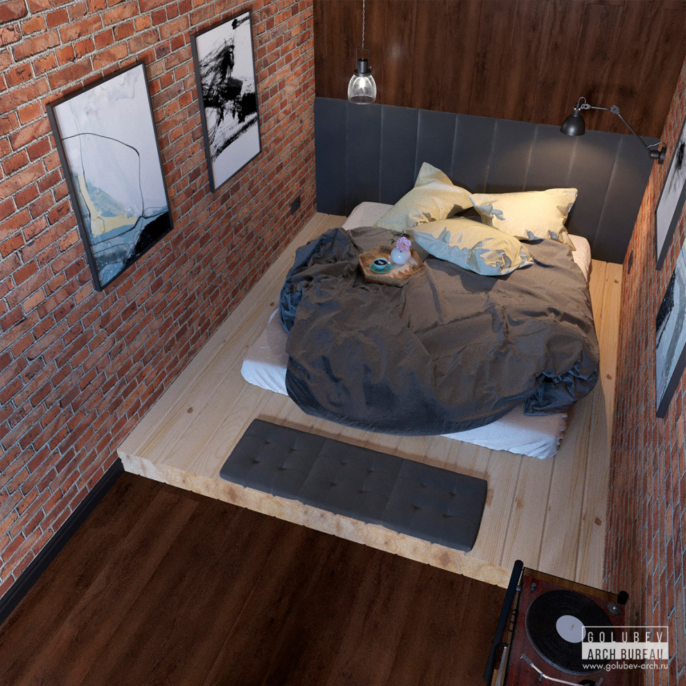 Дизайн апартаментов в стиле лофт, г. Красноярск ,45 м2