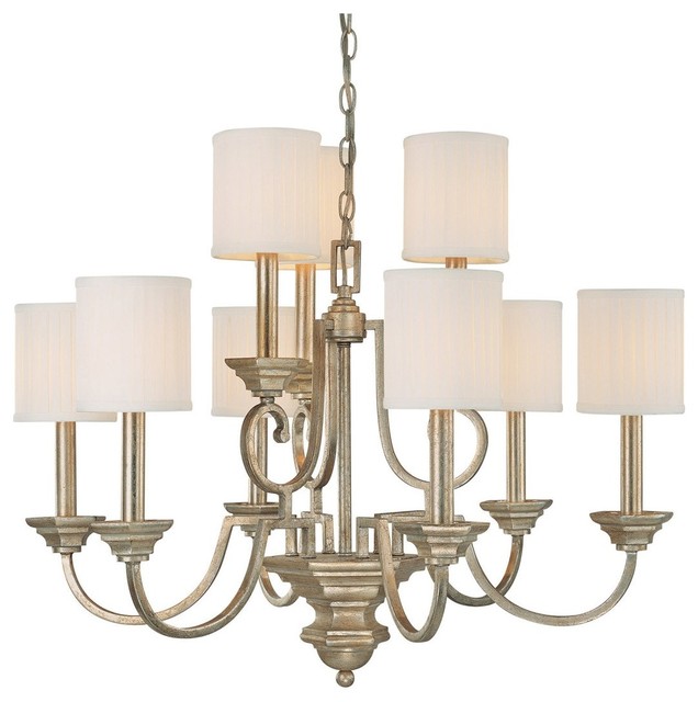 Capital Lighting Fifth Avenue 9 Lt Chandelier 4009wg 484 Winter Gold Capital Lighting Fifth Avenue 9 Lt Chandelier 4009wg 484 Winter Gold