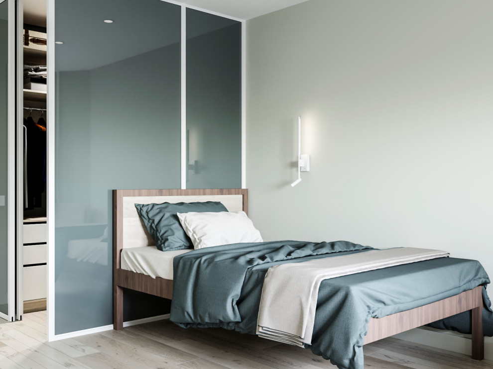 Трехкомнатная квартира в свежих оттенках