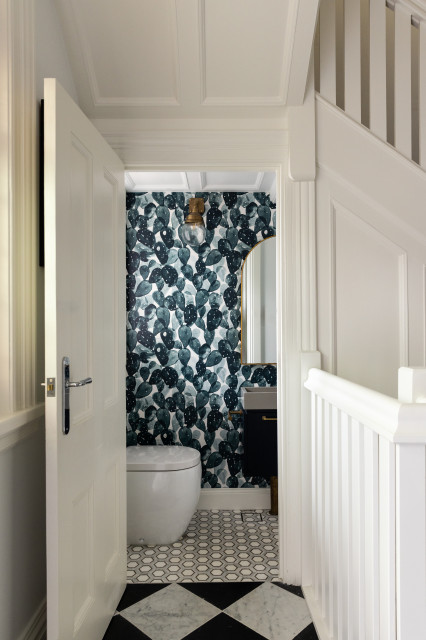 Mosman House contemporary-powder-room