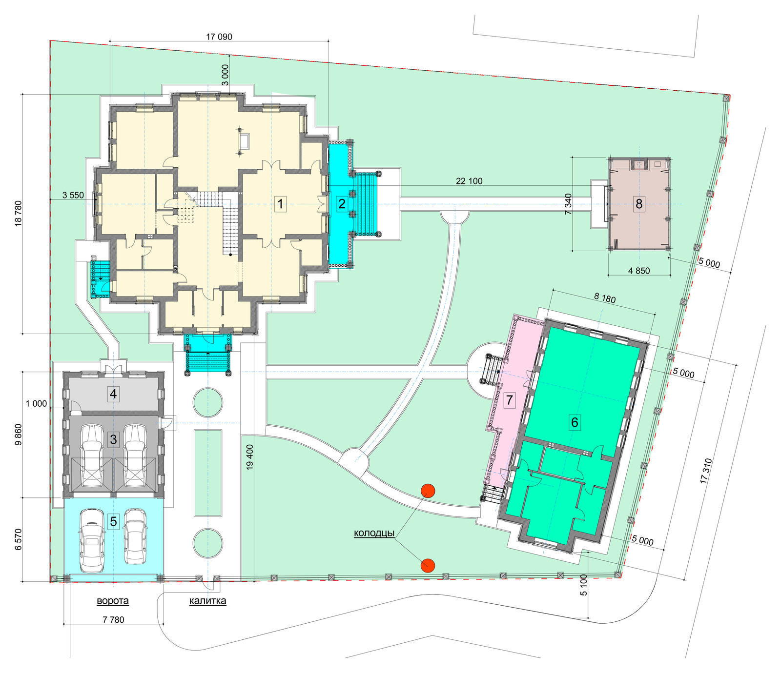 Усадебный комплекс в классическом стиле