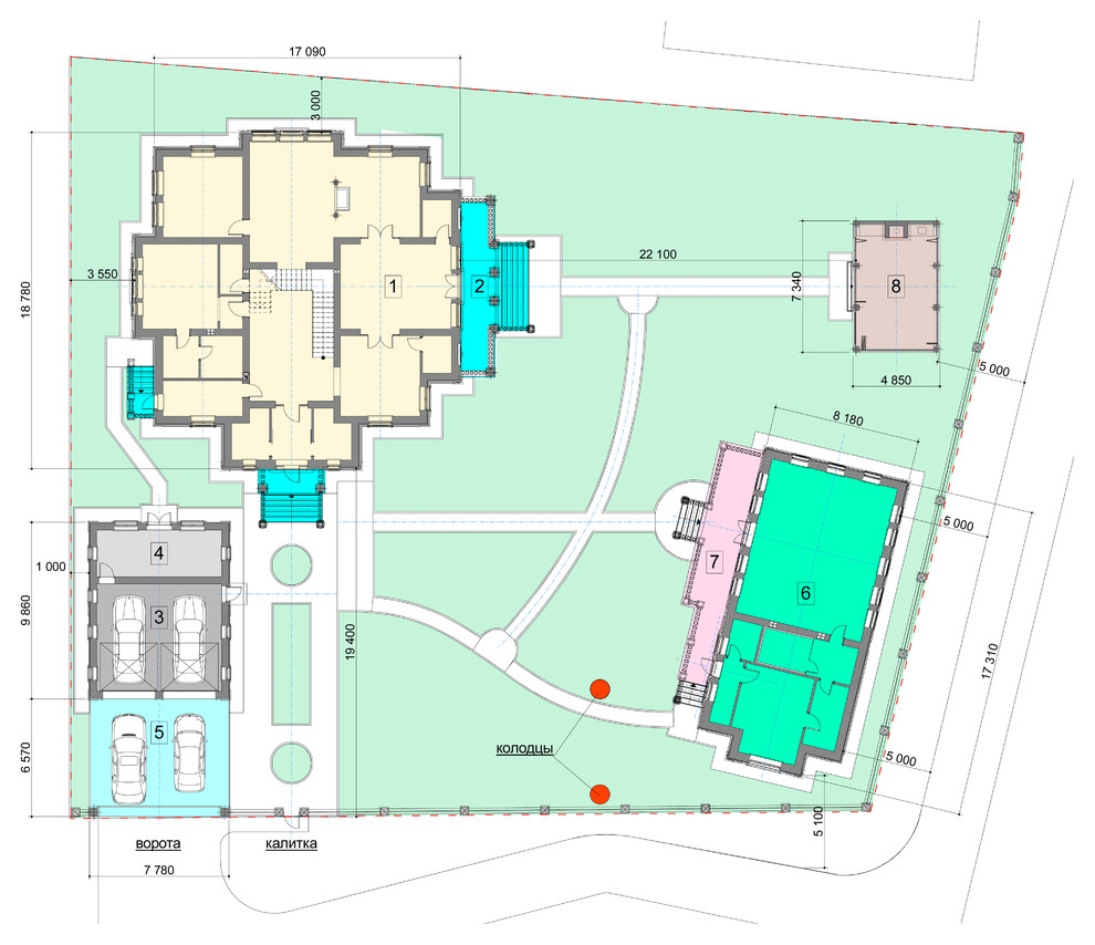 Усадебный комплекс в классическом стиле