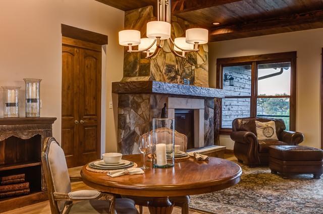 Rustic Contemporary rustikal-wohnbereich