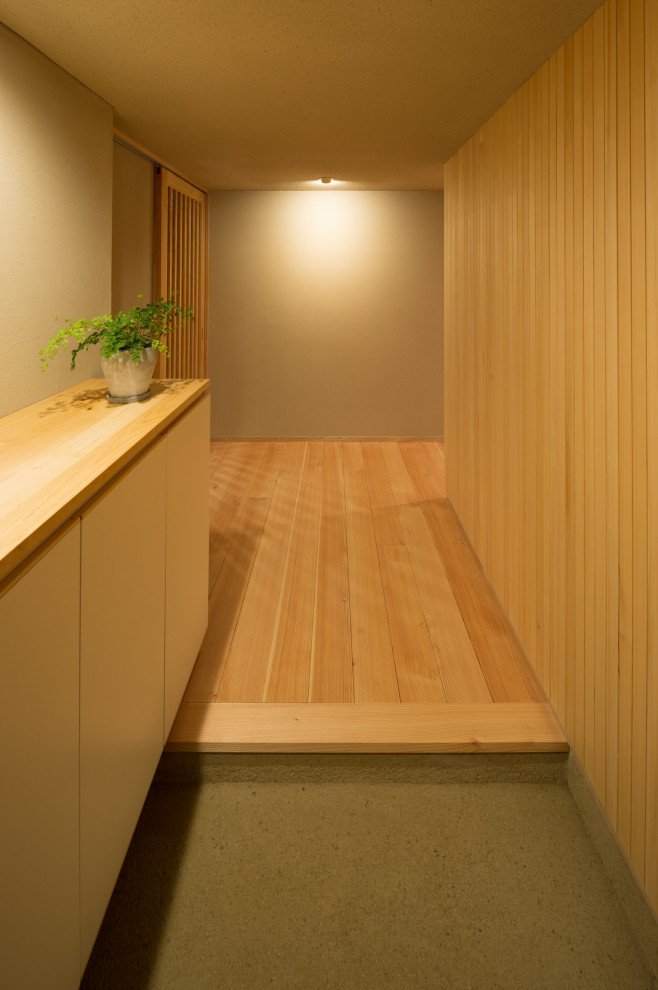 Example of an entryway design in Sapporo