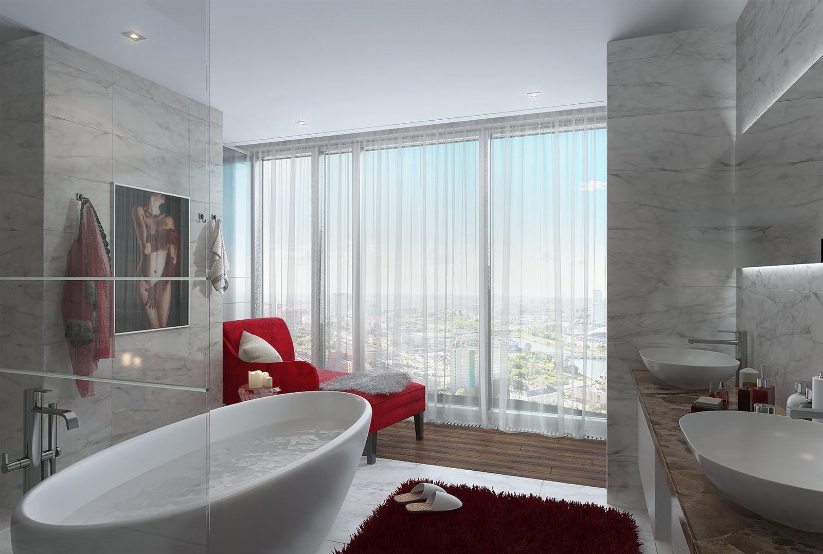 Хозяйская ванная комната