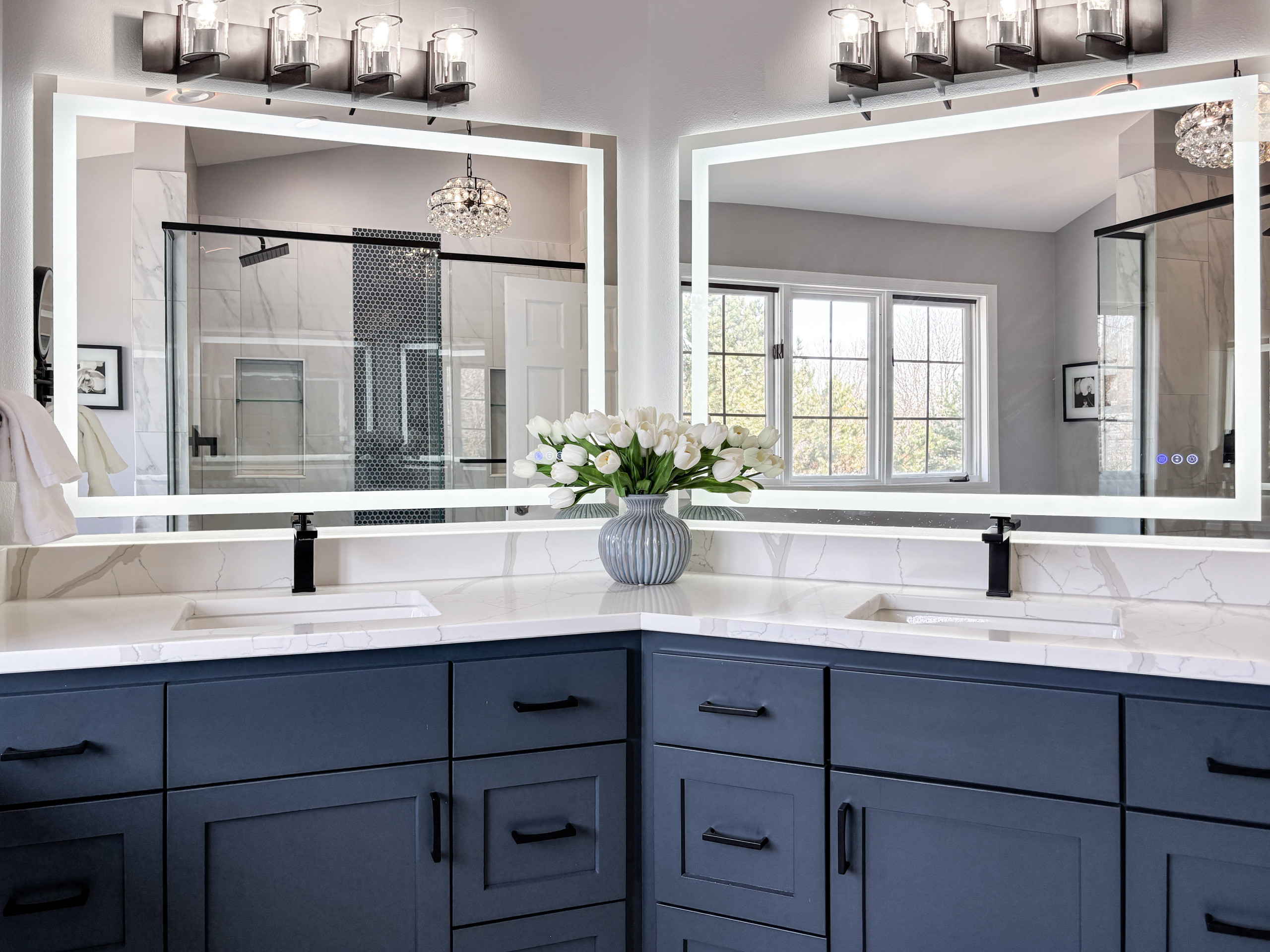 Pewaukee Double Bath Remodel