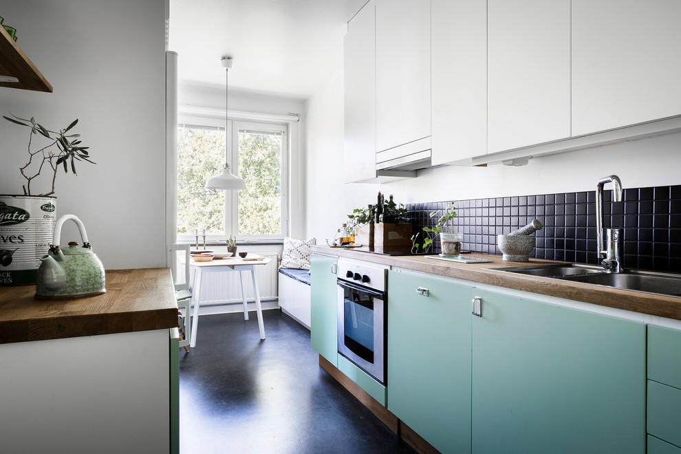 Design ideas for a midcentury kitchen in Stockholm.