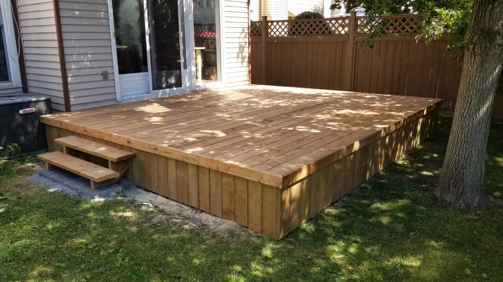 12' x 14' MicroPro Sienna Brown PT Deck Traditional Deck Ottawa