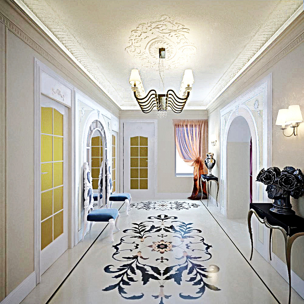 Фойе в загородном доме.