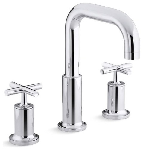 Kohler Purist Deck-Mount Bath Faucet Trim For High-Flow Valve, Polished Chrome