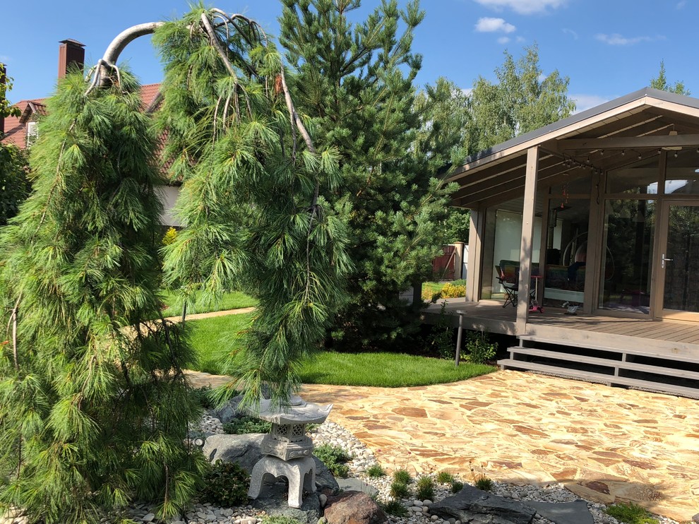 Озеленение участка в стиле лофт