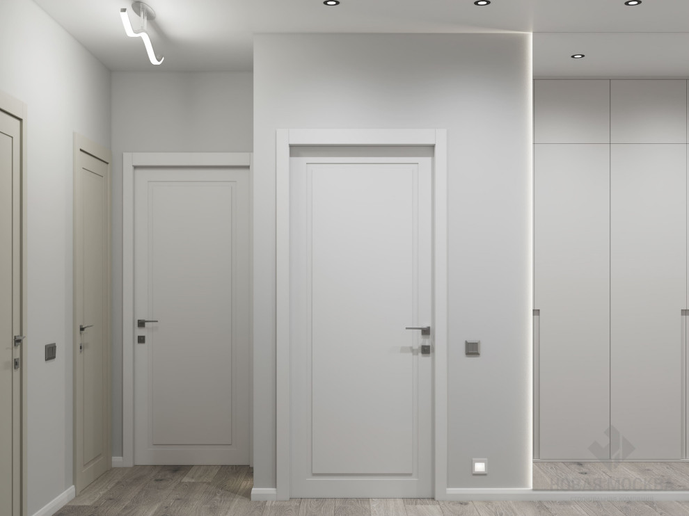 Дизайн-проект трехкомнатной квартиры ЖК "Лучи"