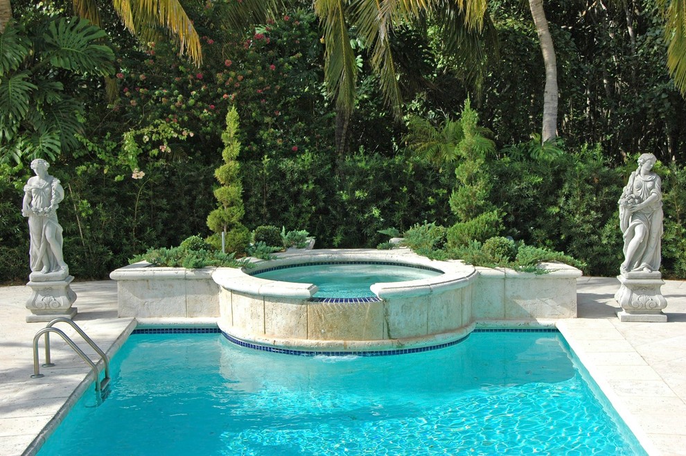 World-inspired swimming pool in Miami.