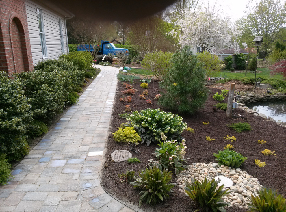 Paver Walk and Planting