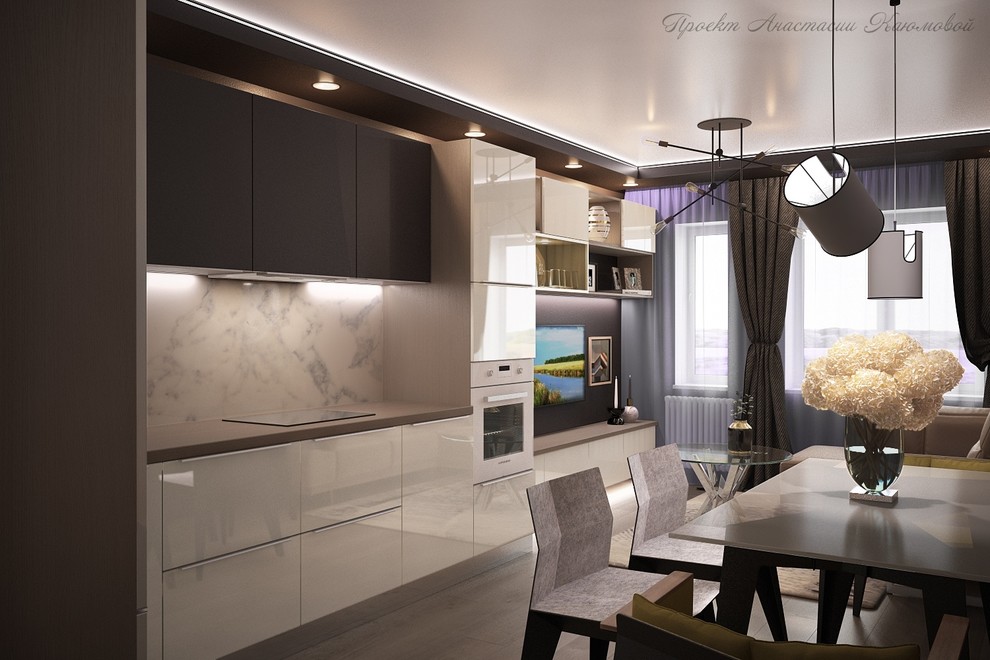 Кухня-гостиная для молодой семьи