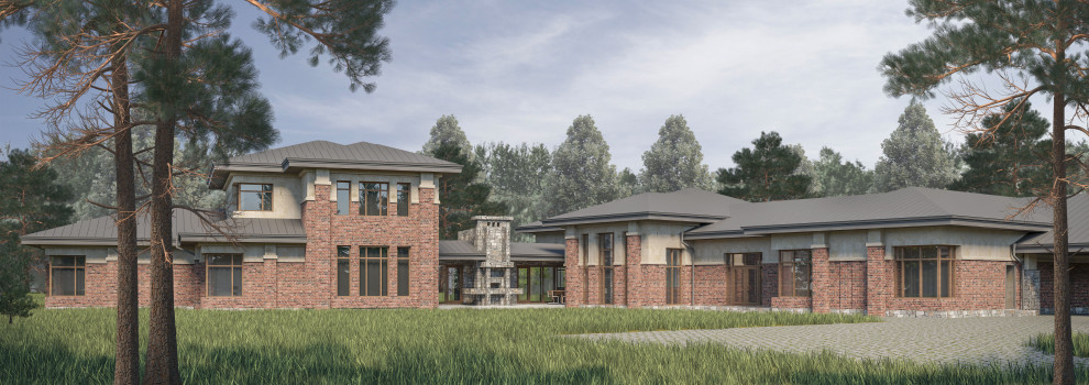 Вилла с беседкой в Охтинском Парке