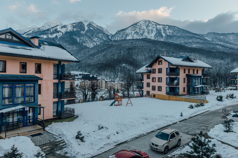 Квартира в Красной поляне №1 - вид из окна