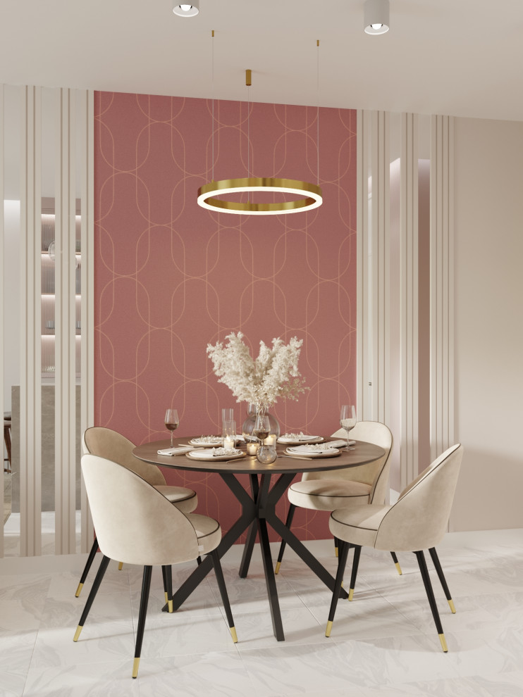 Кухня-гостиная в стиле контемпорари