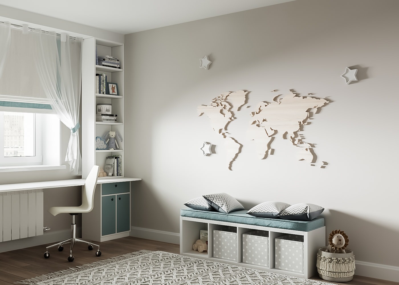 Детская в современном стиле