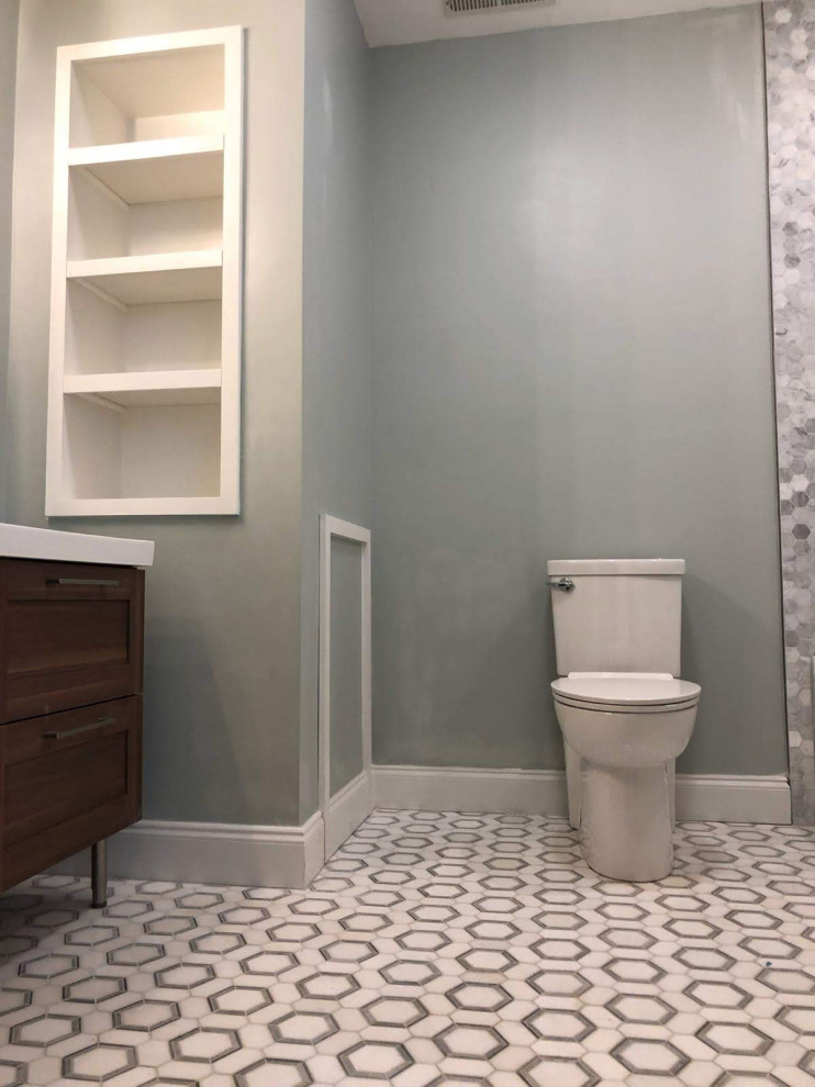 15th St. Contemporary Basement Remodel