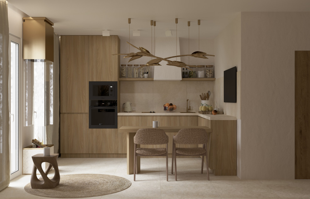 Проект загородного дома в Ленинградской области, стиль джапанди