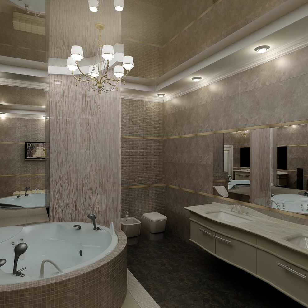 Эскизный проект ванной комнаты