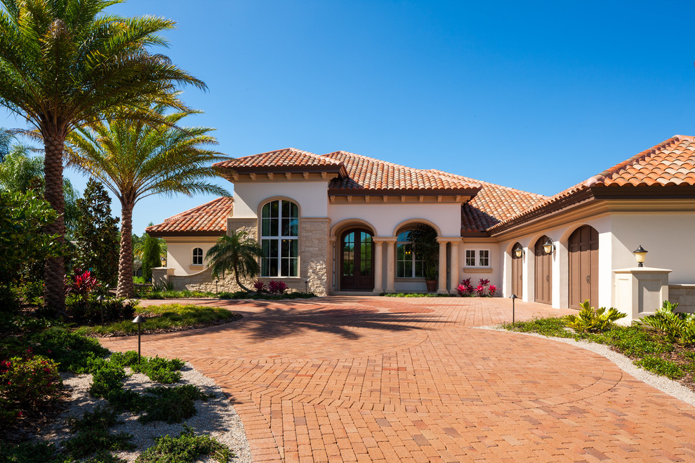 This is an example of a mediterranean home in Orange County.