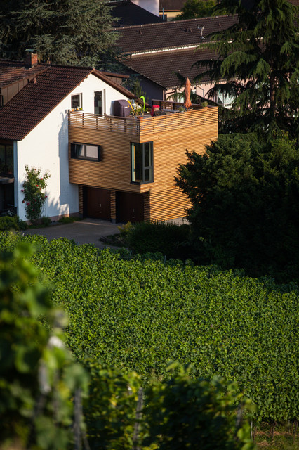 Wohnhauserweiterung contemporaneo-facciata