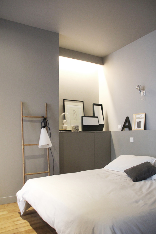 Aménagement d'une chambre contemporaine.