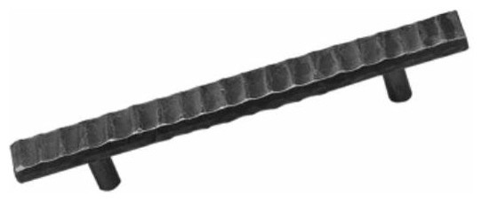 richelieu forged iron hammered bar pull 128mm antique iron richelieu forged iron hammered bar pull 128mm antique iron