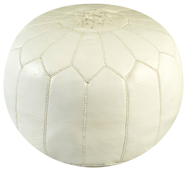 Berber Decor Moroccan Leather Pouf Footstools And Ottomans Houzz