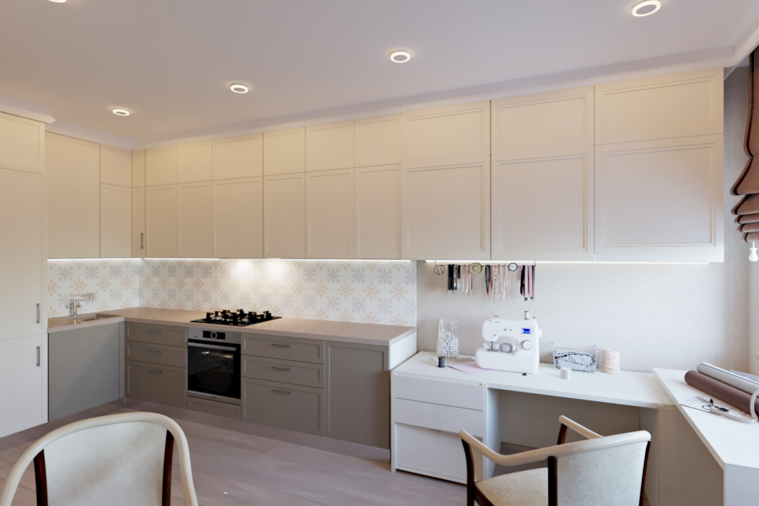 Карамелька. Кухня-Гостиная.